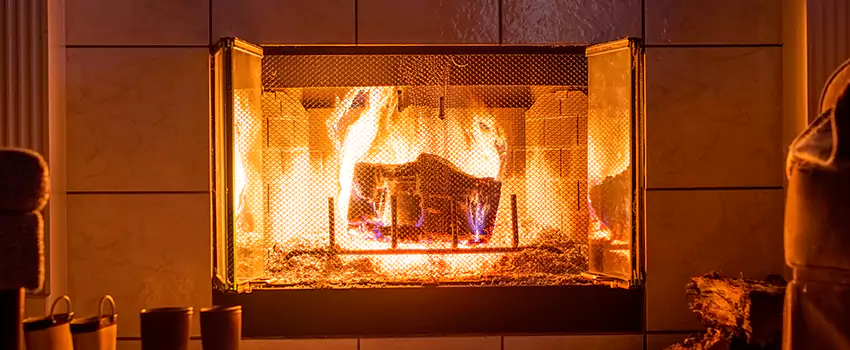 Mendota Hearth Landscape Fireplace Installation in Redan, Georgia