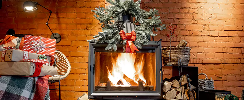 Travis Industries Linear Gas Fireplace Installation in Redan, Georgia