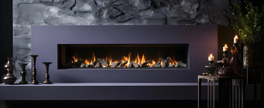 Ember Bed for Ventless Gas Fireplace in Redan, GA