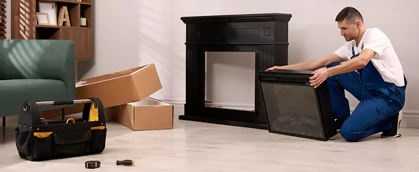 Old Rusted Metal Fireplace Repair And Replacement in Redan, GA