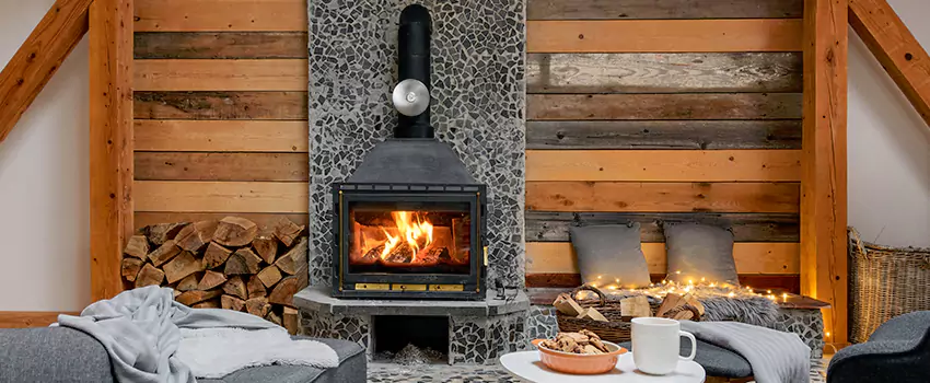Thelin Hearth Products Direct Vent Gas Stove Fireplace Inspection in Redan, Georgia